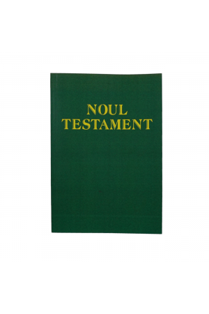 Noul Testament (traducere prof. Viorel Rațiu), marime foarte mare, coperta cartonata flexibila, culoare verde