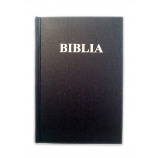 Biblie mica, coperta tare, neagra, cuv. lui Isus in rosu [043 CT]